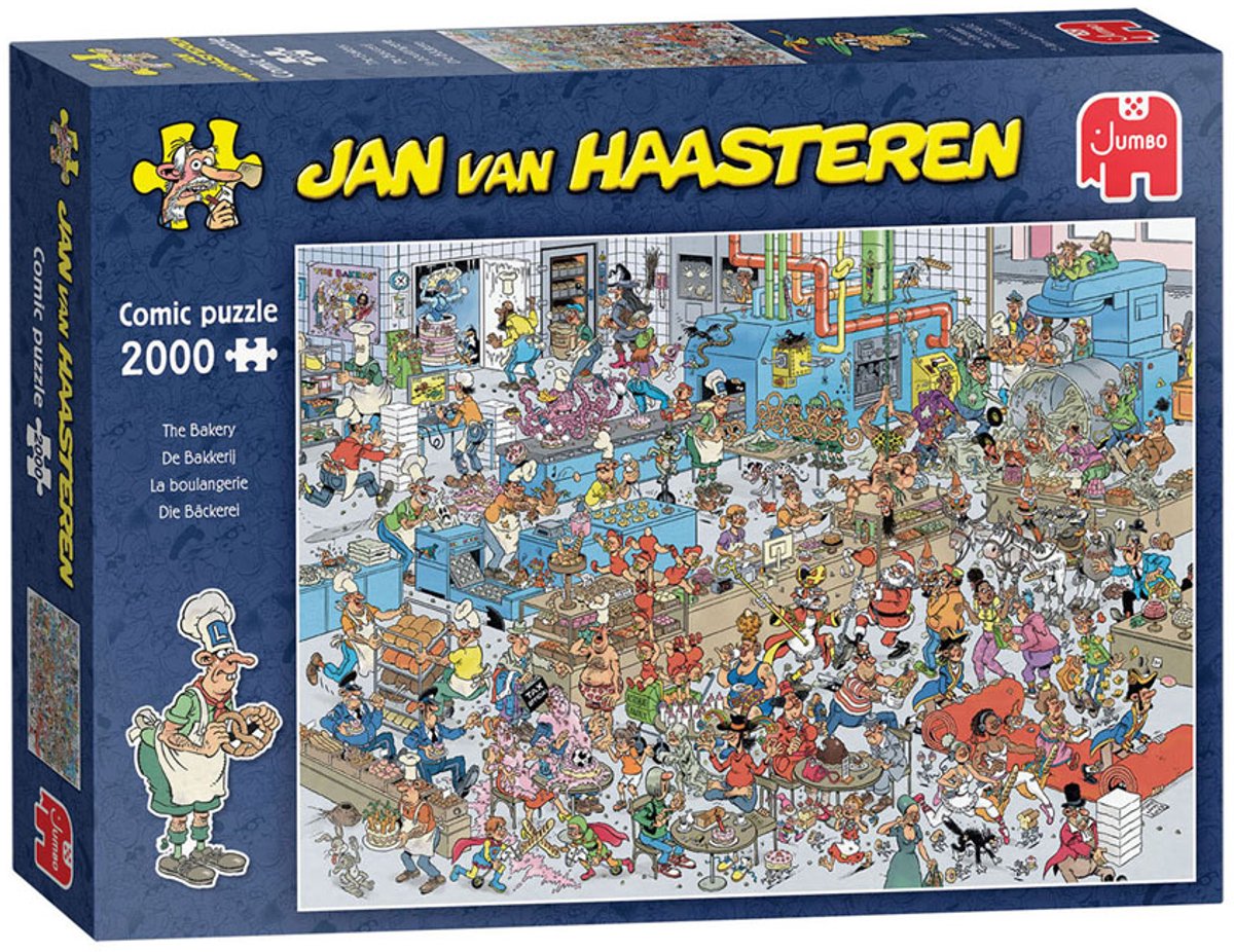 Jumbo - puzzel jan van haasteren de bakkerij 2000 stukjes landschap.