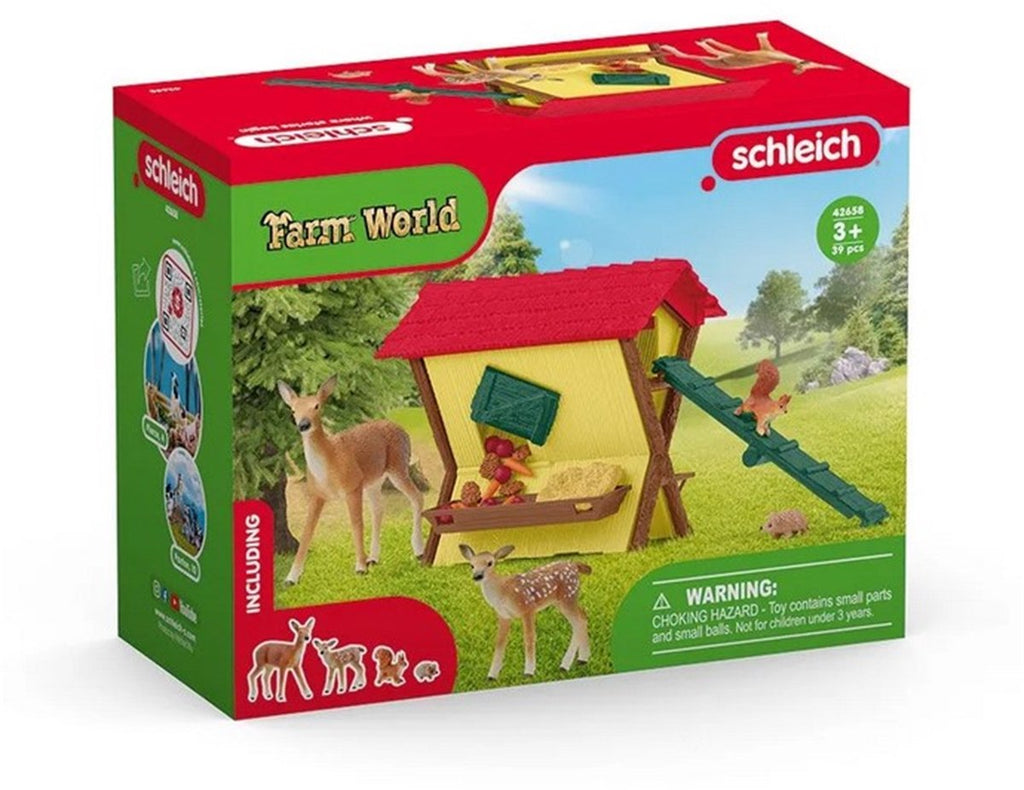 Schleich - farm world de bosdieren voeren 42658
