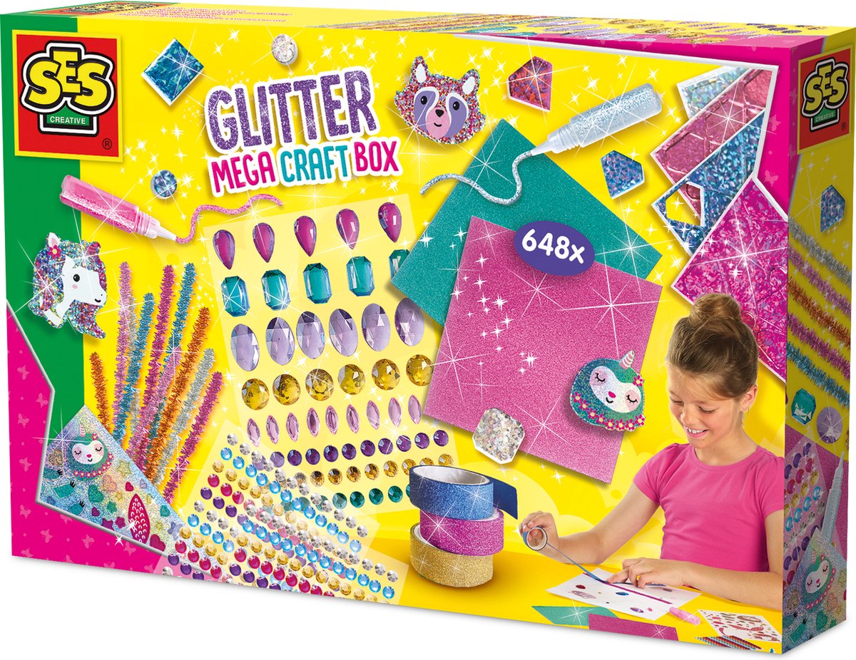 SES Creative - Creative Ses glitter mega knutselbox