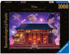 Ravensburger - puzzel disney castles mulan - 1000 stukjes legpuzzel.