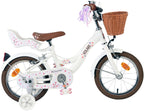 Volare - blossom kinderfiets - meisjes - 14 inch - wit - twee handremmen