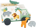 Small Foot - houten vormenstoof jeep safari 6dlg.