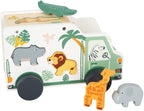Small Foot - houten vormenstoof jeep safari 6dlg.