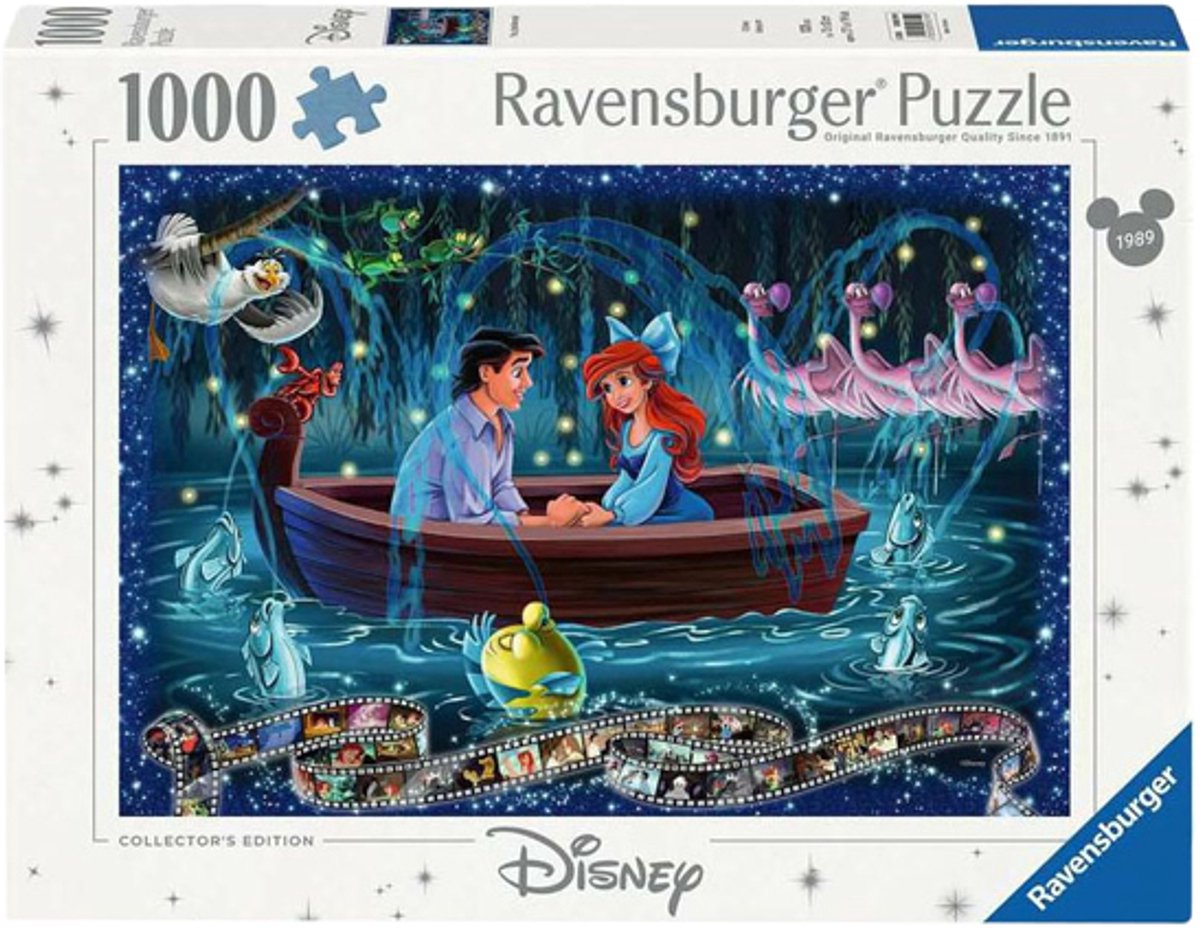 Ravensburger - legpuzzel disney de kleine zeemeermin 1000st.