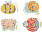 Playwood houten magneet labyrint lente dier