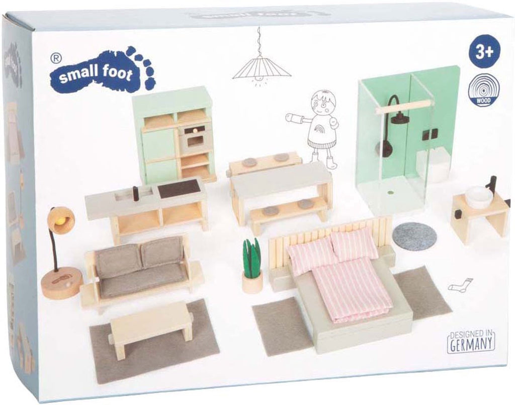 Small foot - poppenhuis meubelset scandinavische stijl