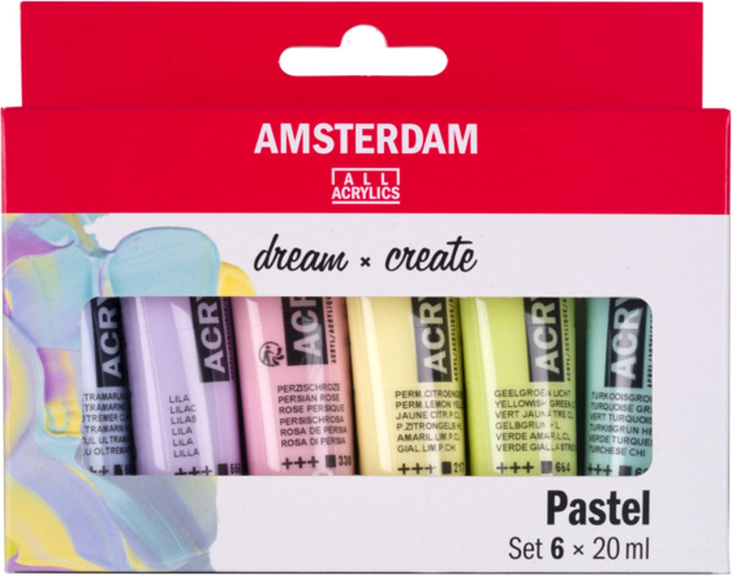 Amsterdam - Amsterdam standard series acrylverf pastel set | 6 x 20 ml
