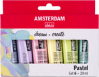 Amsterdam standard series acrylverf pastel set | 6 x 20 ml