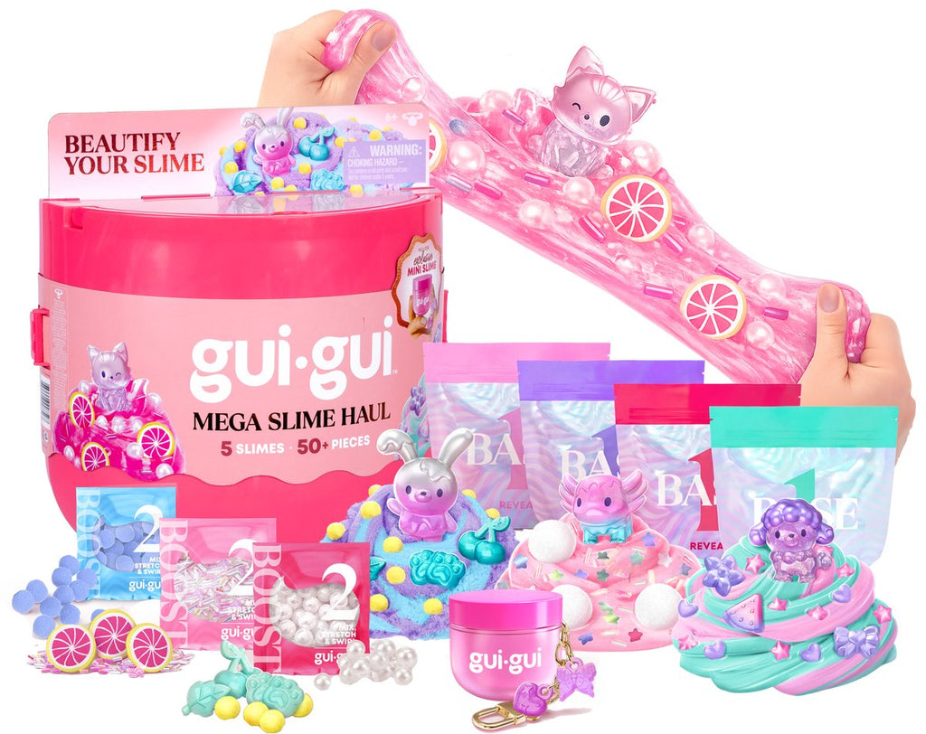 Moose Toys - Moose Toys Gui gui mega slime haul - maak 5 sprankelende geurende slimes