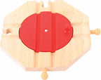 Bigjigs houten rails - 4-richting draaiplateau