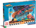 Clementoni legpuzzel super color hot wheels ii, 104st.