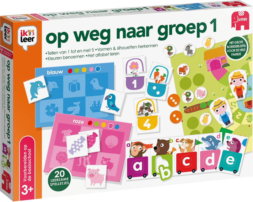 Ik leer jumbo op weg naar groep 1 educatief spel