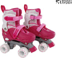 Street rider rolschaatsen roze verstelbaar, maat 31-34