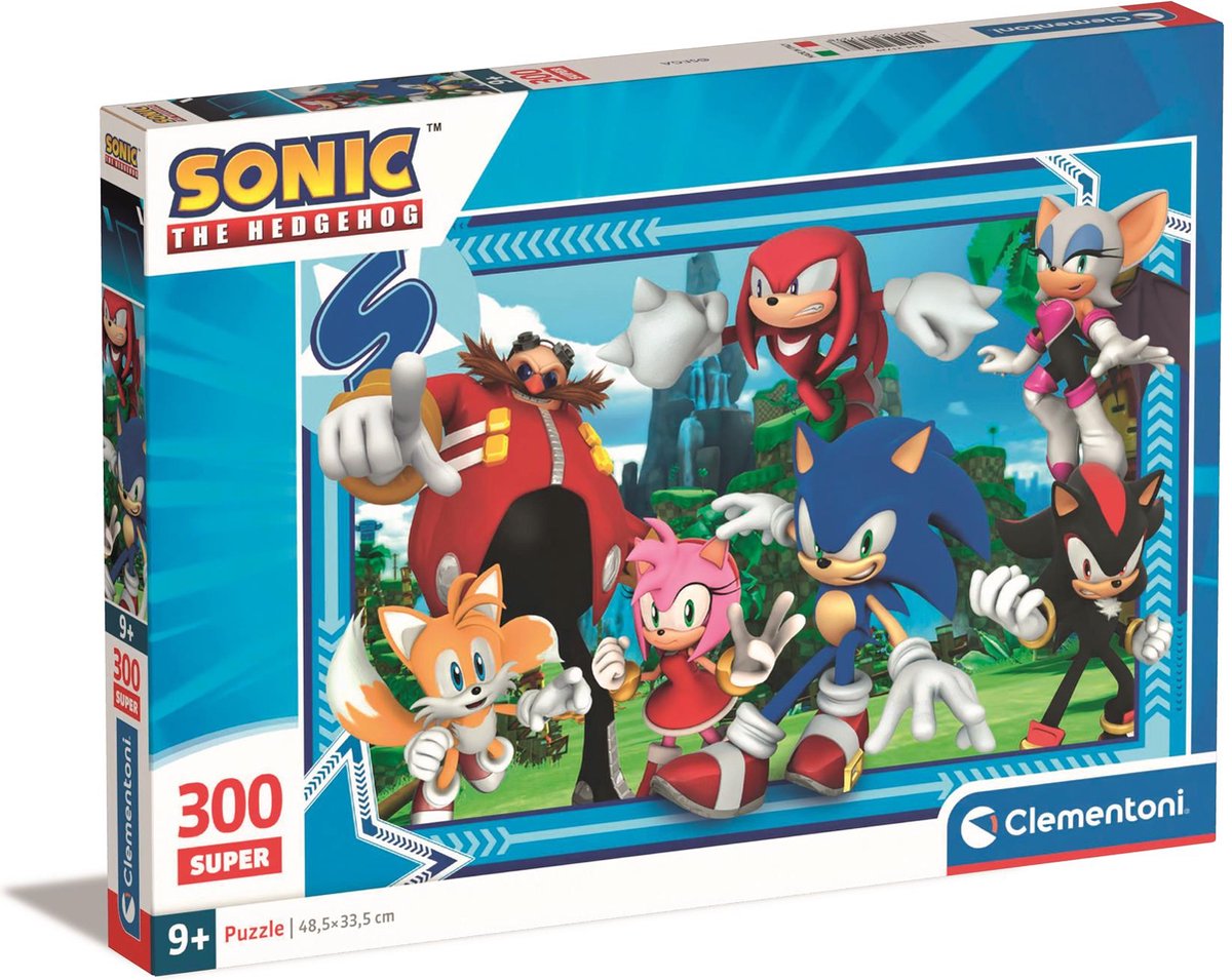 Clementoni - legpuzzel super color sonic 300st.