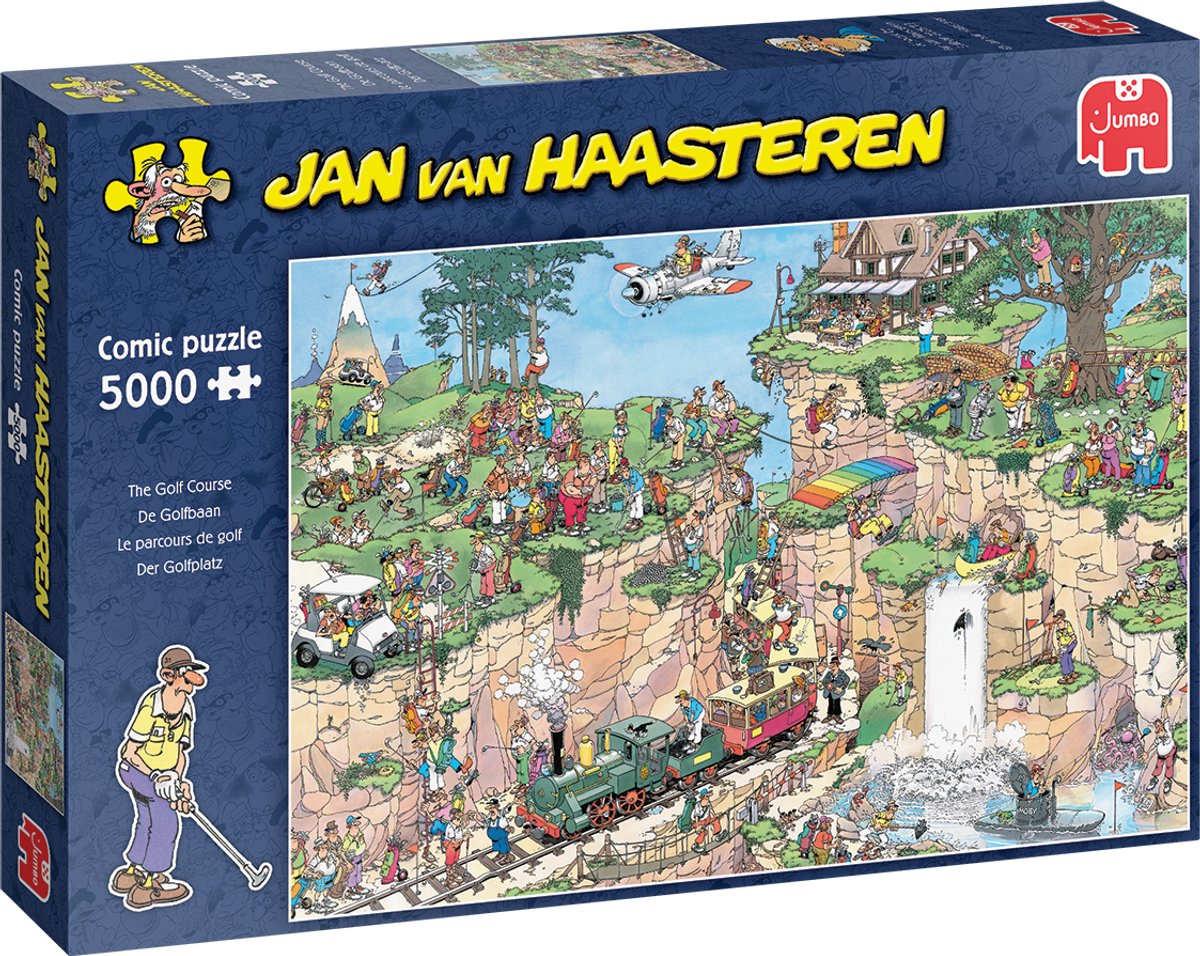 Jan van haasteren legpuzzel - de golfbaan - 5000st.