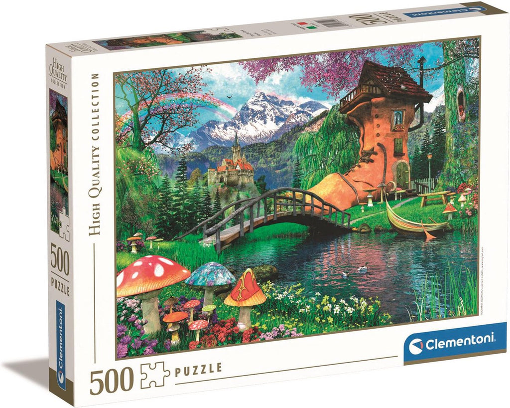 Clementoni - legpuzzel the old shoe house 500st.