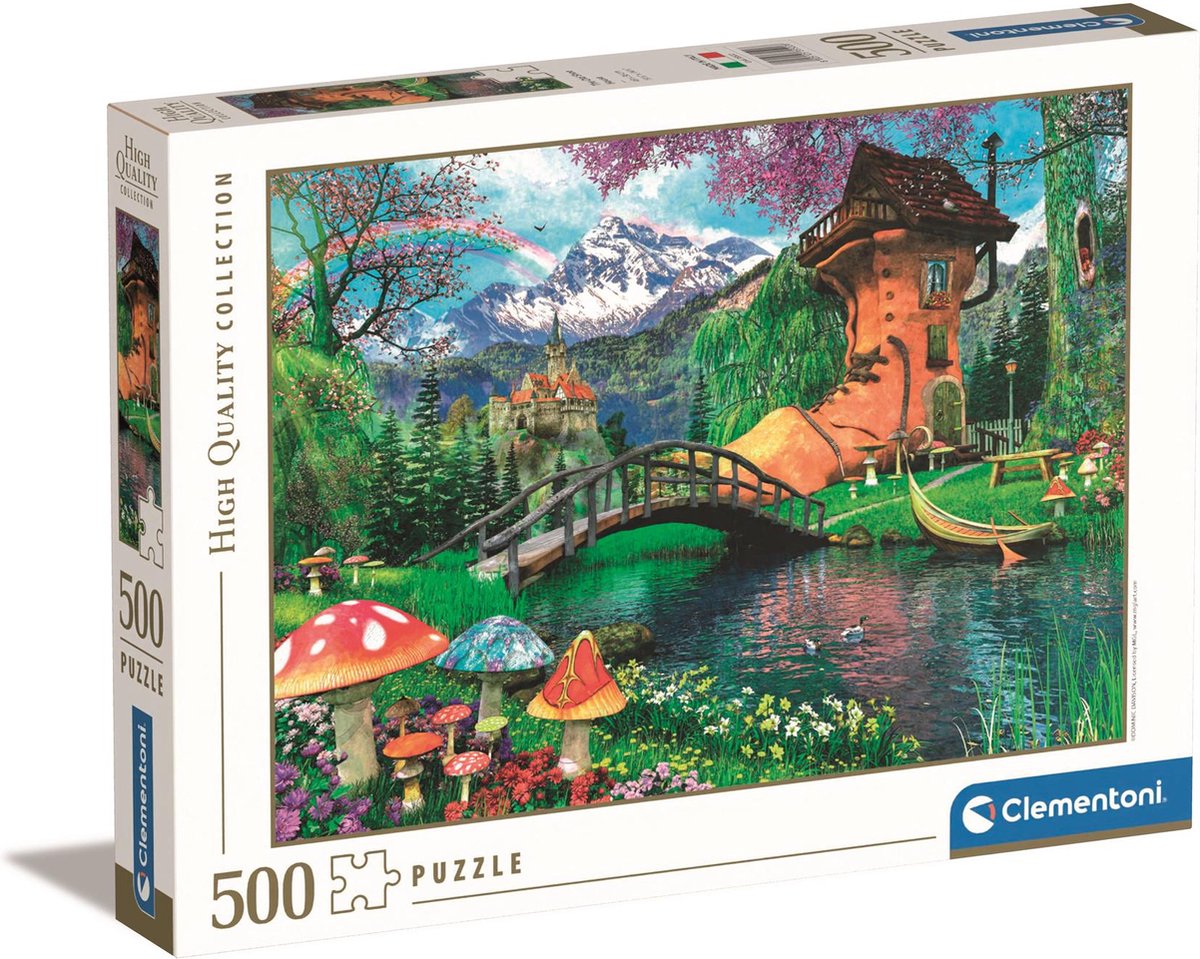 Clementoni - legpuzzel the old shoe house 500st.