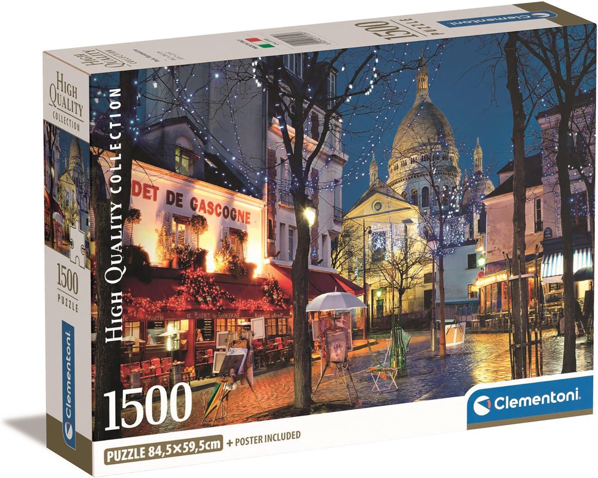 Clementoni legpuzzel parijs montmartre - 1500st.
