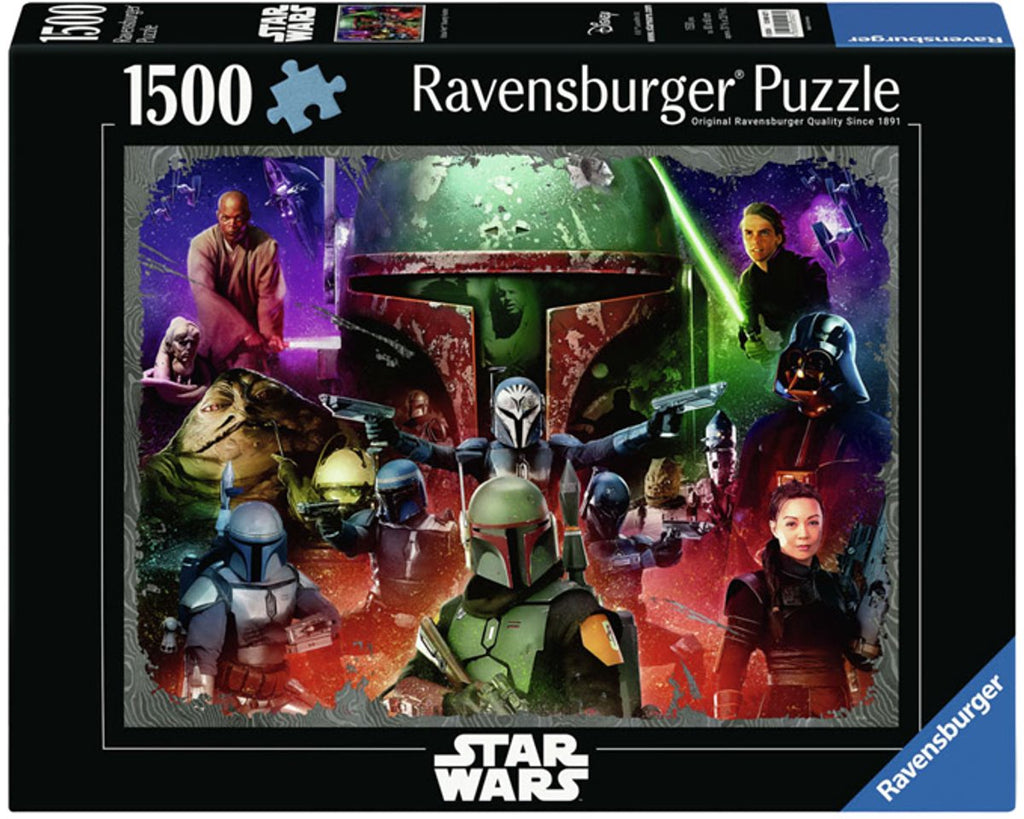 Ravensburger legpuzzel star wars boba fett premiejager, 1500st.