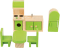 Small Foot - houten poppenhuis meubeltjes keuken 5dlg.