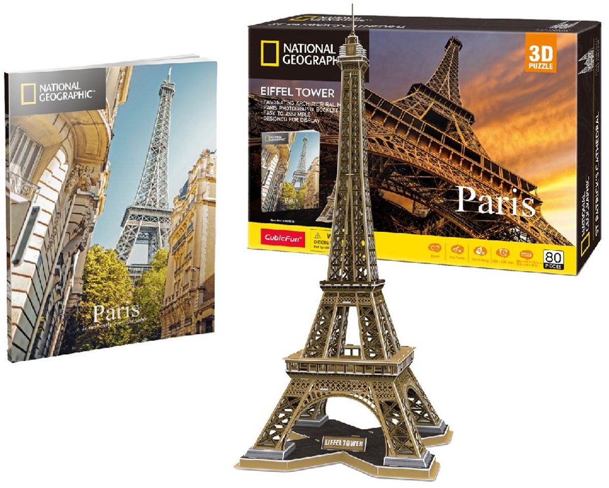 Cubic fun 3d-puzzel ng eiffeltoren (2010320)
