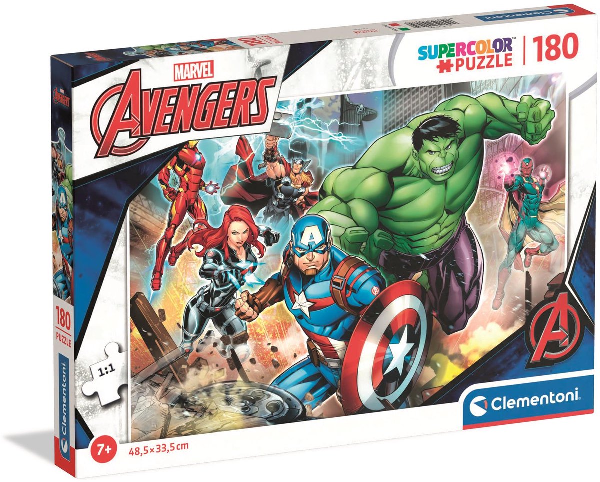 Clementoni - puzzel the avengers 180st.