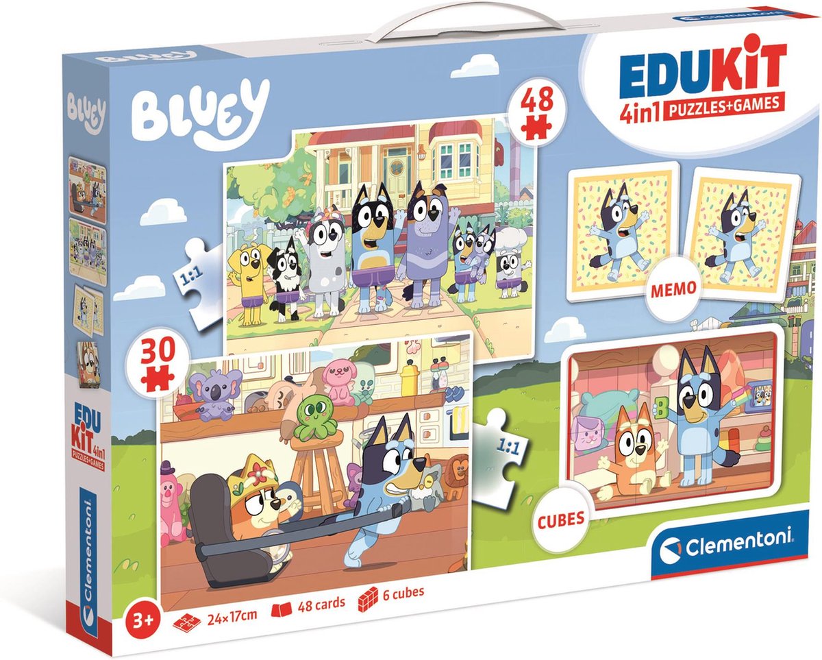 Clementoni edukit 4in1 bluey