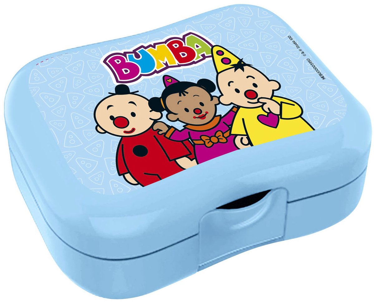Bumba - Bumba Studio 100 broodtrommel lunchbox voor kinderen blauw.
