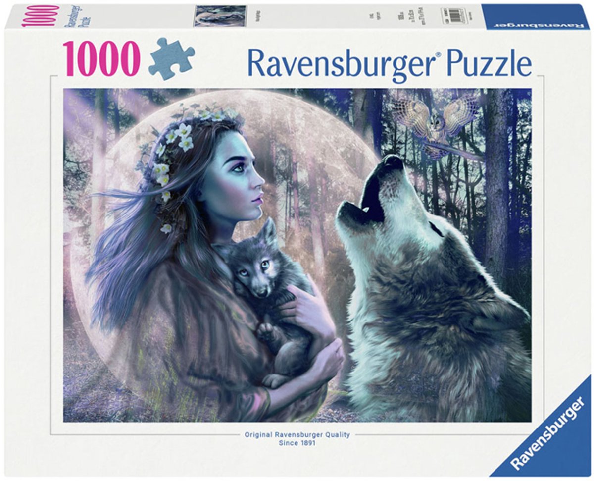 Ravensburger - legpuzzel magie van het maanlicht 1000st.