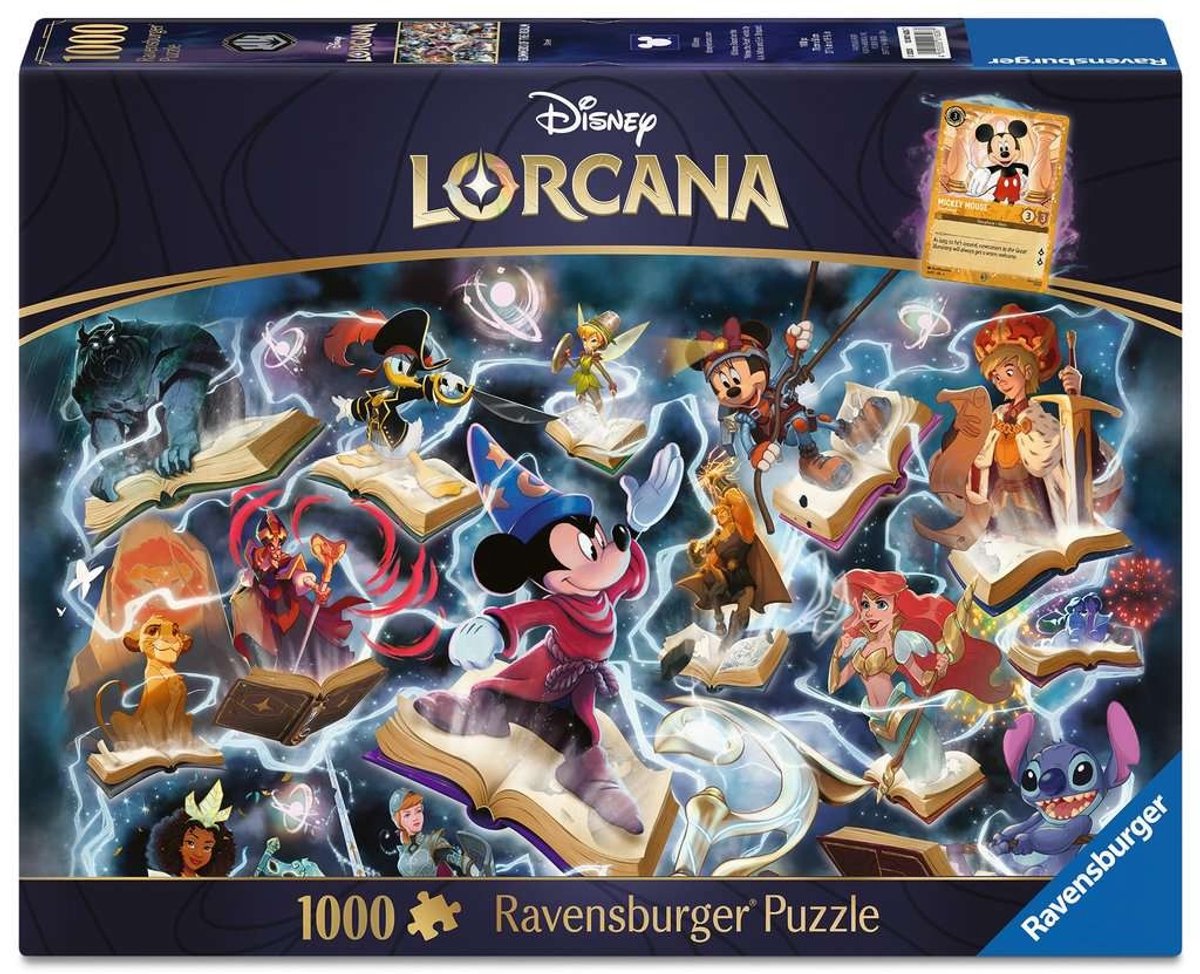 Ravensburger - – disney lorcana steel – puzzel 1000 stukjes