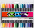 Creotime - Creotime Dubbelzijdige stiften - extra kleuren 20 stuks