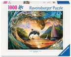 Ravensburger - – sprong in de zonsondergang – legpuzzel – 1000 stukjes