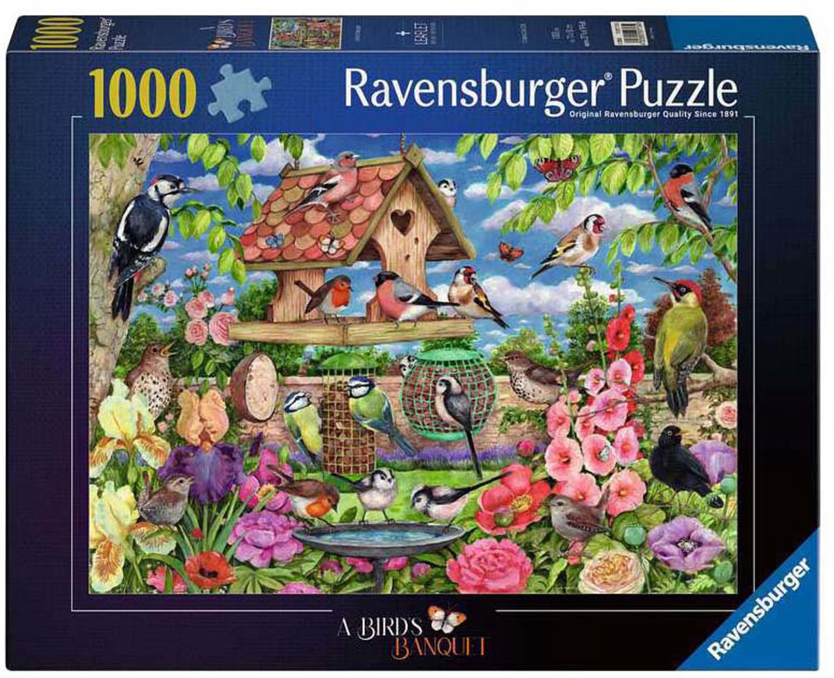 Ravensburger – the bird table – legpuzzel – 1000 stukjes