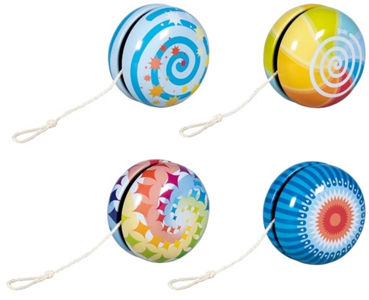 Goki - metalen jojo met print