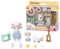 Sylvanian Families - Sylvanian Families 5805 bubbel badtijd broer- zus