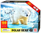 Lobbes speelgoed bv shape puzzel ijsbeer, 100st.
