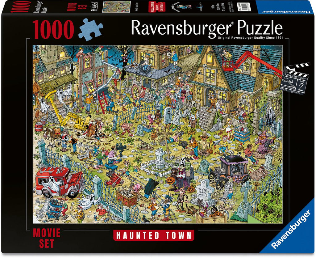 Ravensburger – movie set 2: haunted house – legpuzzel – 1000 stukjes