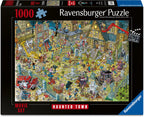 Ravensburger – movie set 2: haunted house – legpuzzel – 1000 stukjes