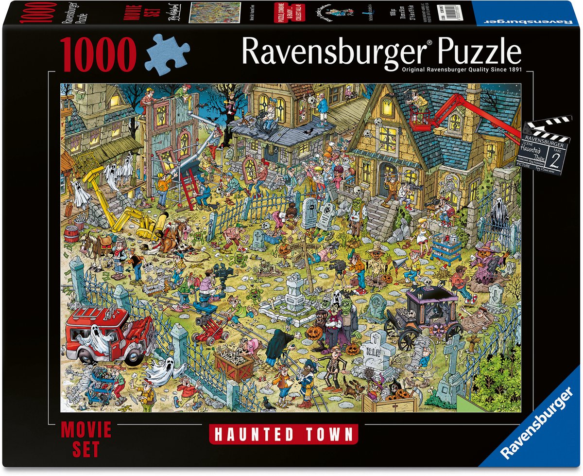 Ravensburger – movie set 2: haunted house – legpuzzel – 1000 stukjes