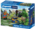 PLAYMOBIL - PLAYMOBIL knights trol met schat van leeuwenridder - 72116
