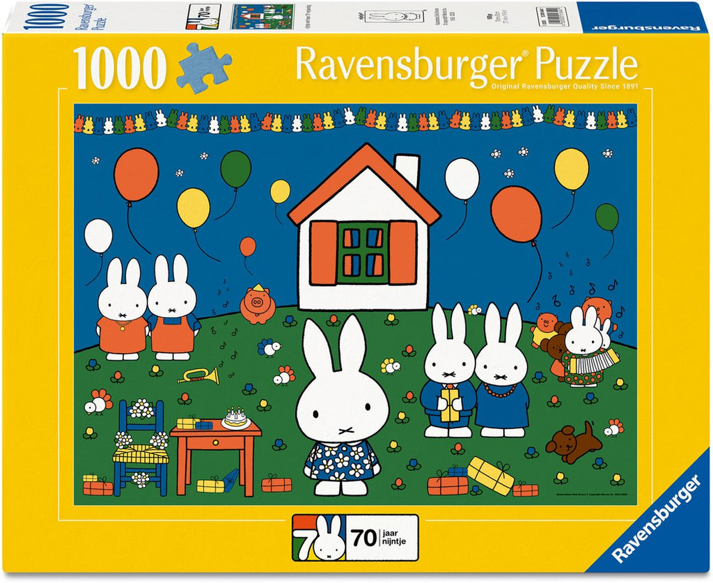Ravensburger legpuzzel nijntje 70 jaar, 1000st.
