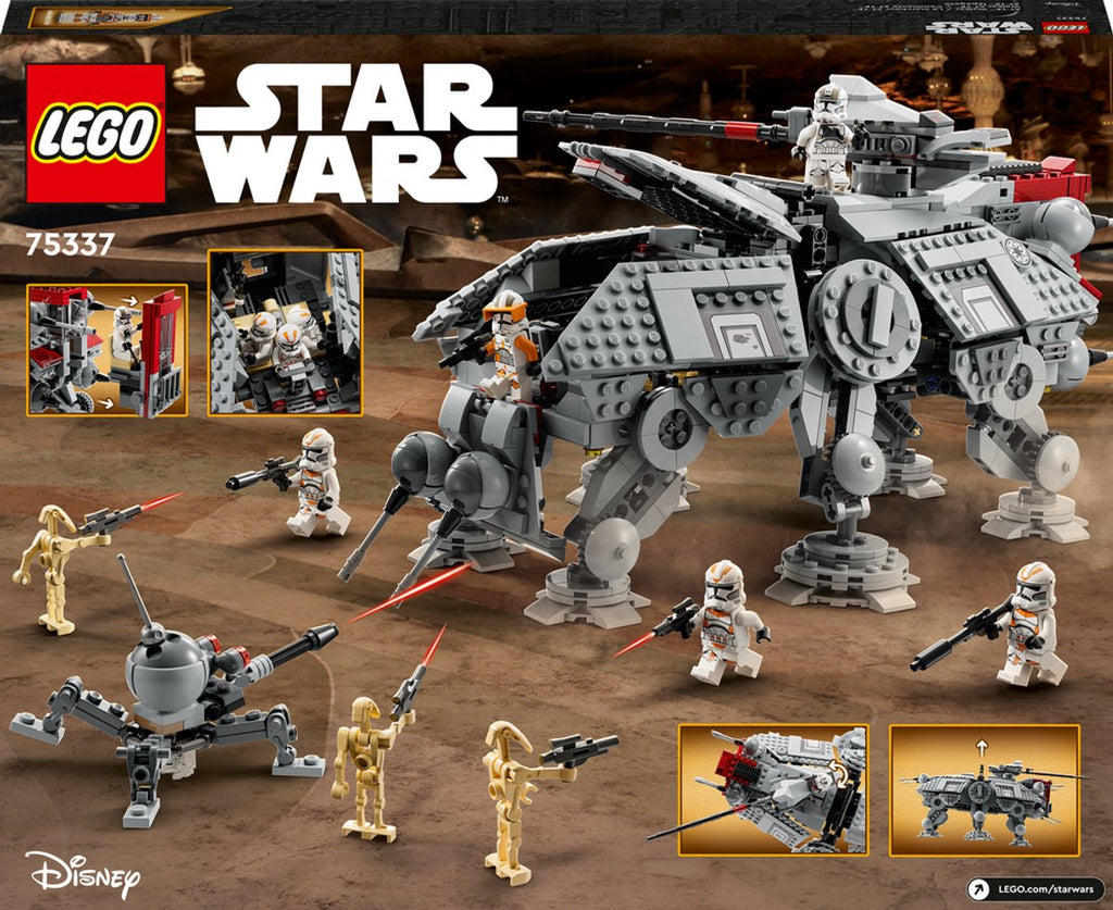 Lego star wars - at-te walker constructiespeelgoed (75337)