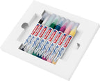 Edding - Edding acrylverf starter set nordic - 8 acryl markers - watervast - inclusief a6-briefkaartenset