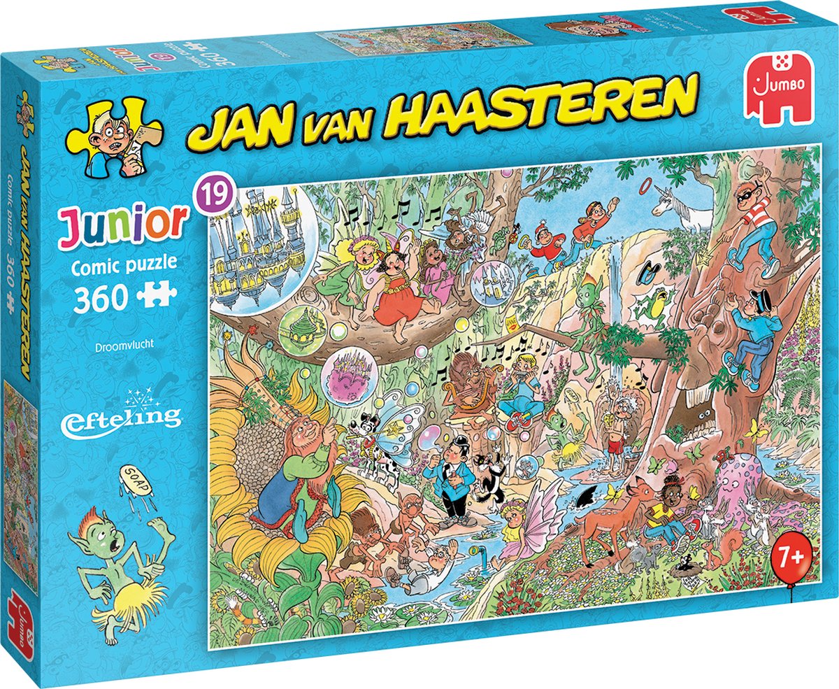 Jan Van Haasteren - Jan Van Haasteren legpuzzel junior efteling droomvlucht 360st.