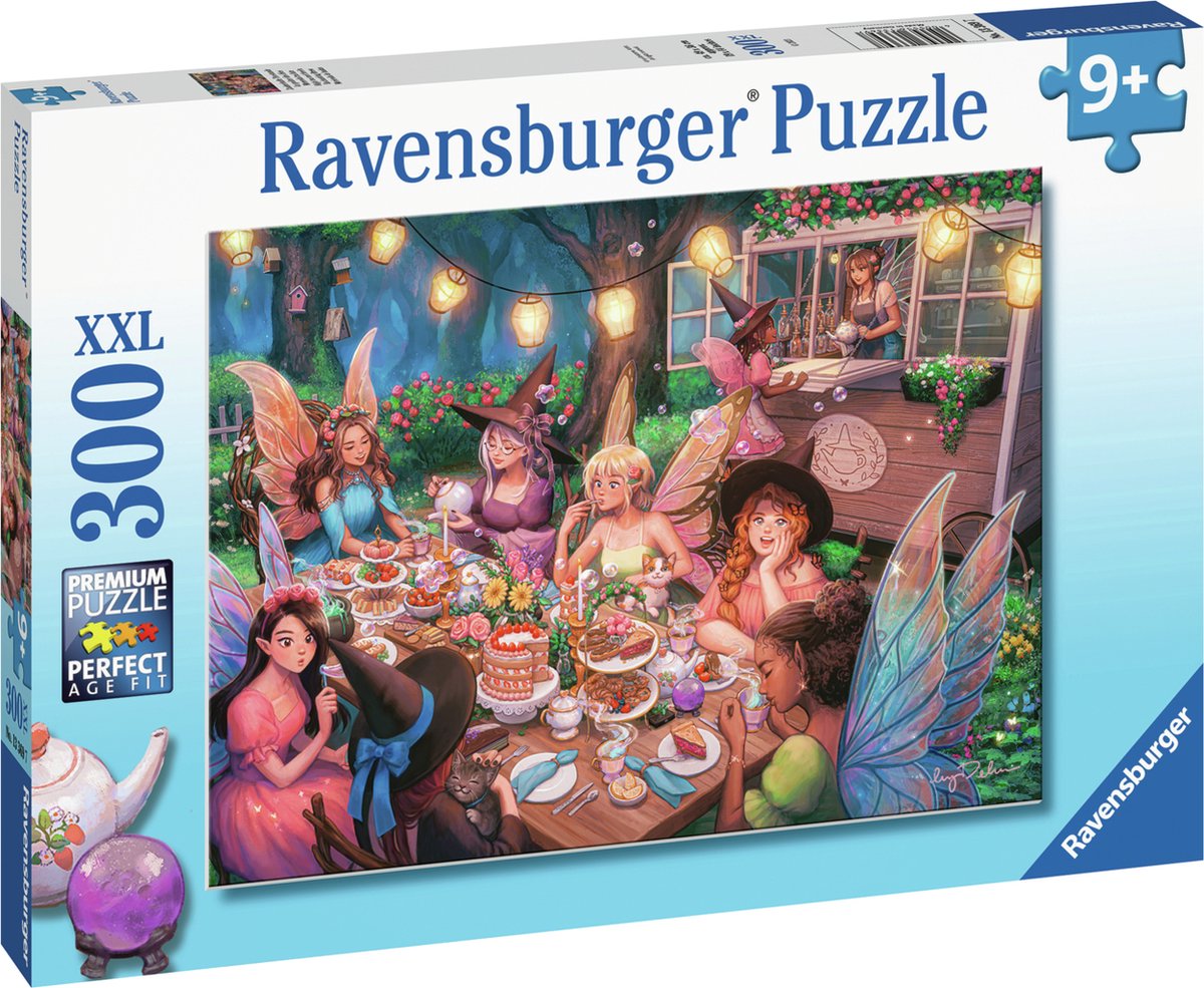 Ravensburger - legpuzzel high tea met feeen 300st.
