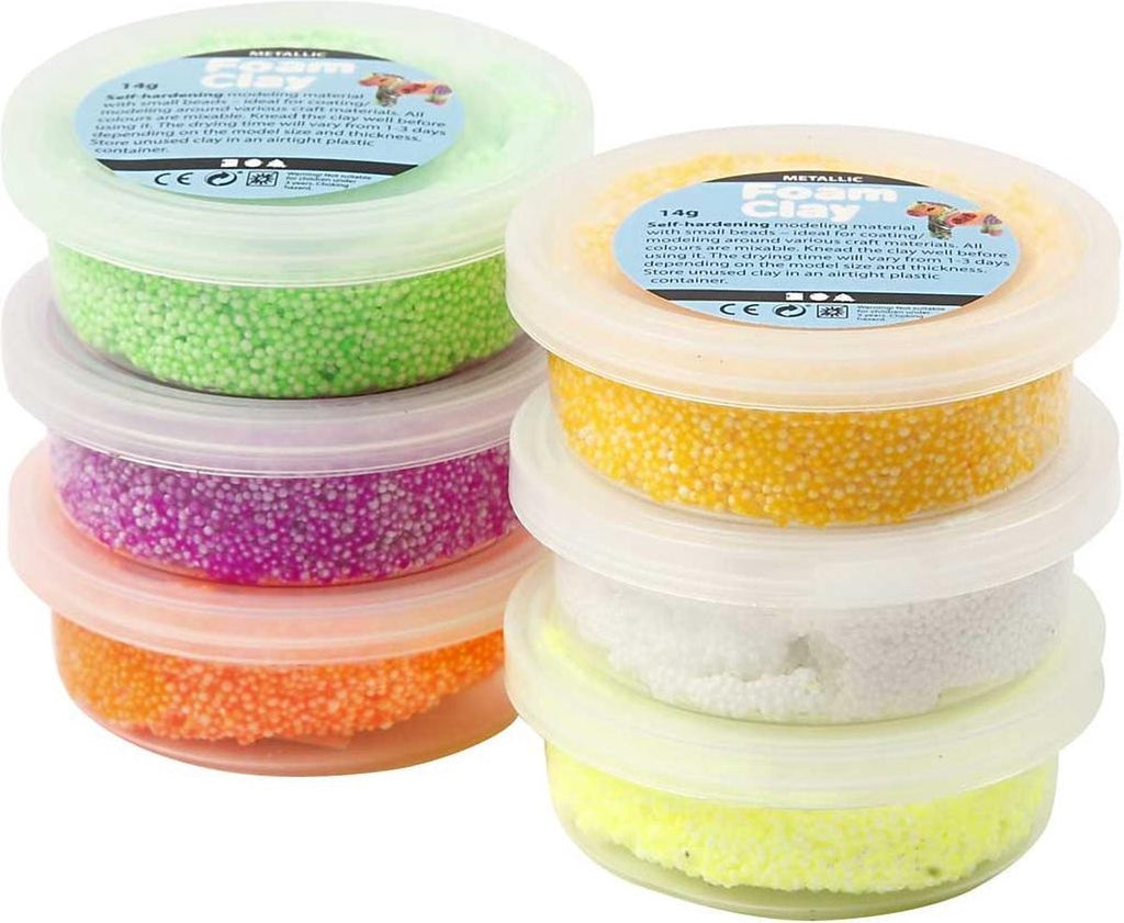 Foam Clay - Foam Clay ® 6x14 gr kleuren