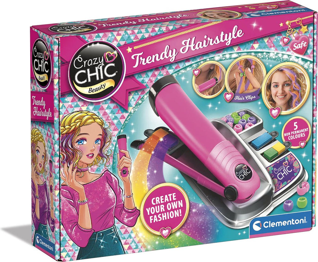 Clementoni - crazy chic - trendy hairstyle haarverf kit