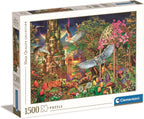 Clementoni legpuzzel woodland fantasy garden, 1500st.