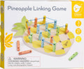 Classic world houten verbindingsspel ananas - educatief speelgoed 21-delig.