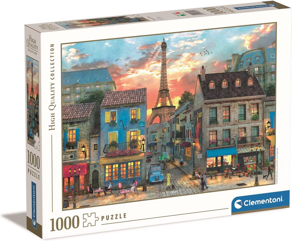 Clementoni legpuzzel streets of paris, 1000st.